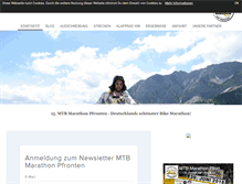 Tablet Screenshot of mtb-marathon-pfronten.de